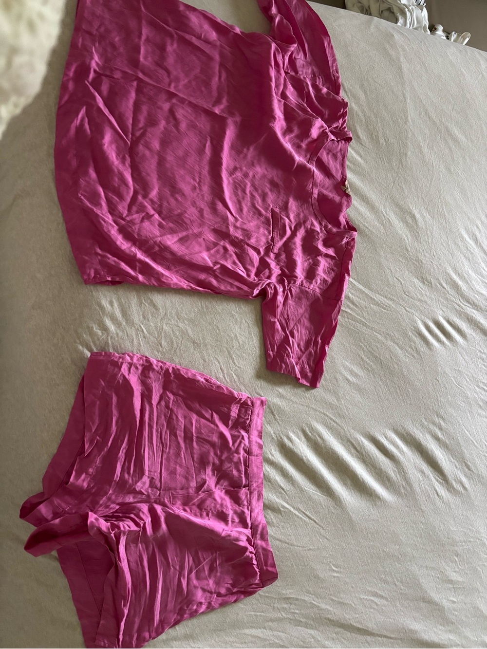 Eberjey silk pajama Set pink